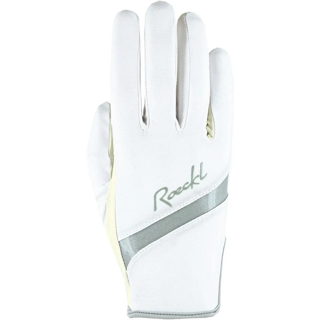 Roeckl Women's Riding Gloves LORRAINE White
