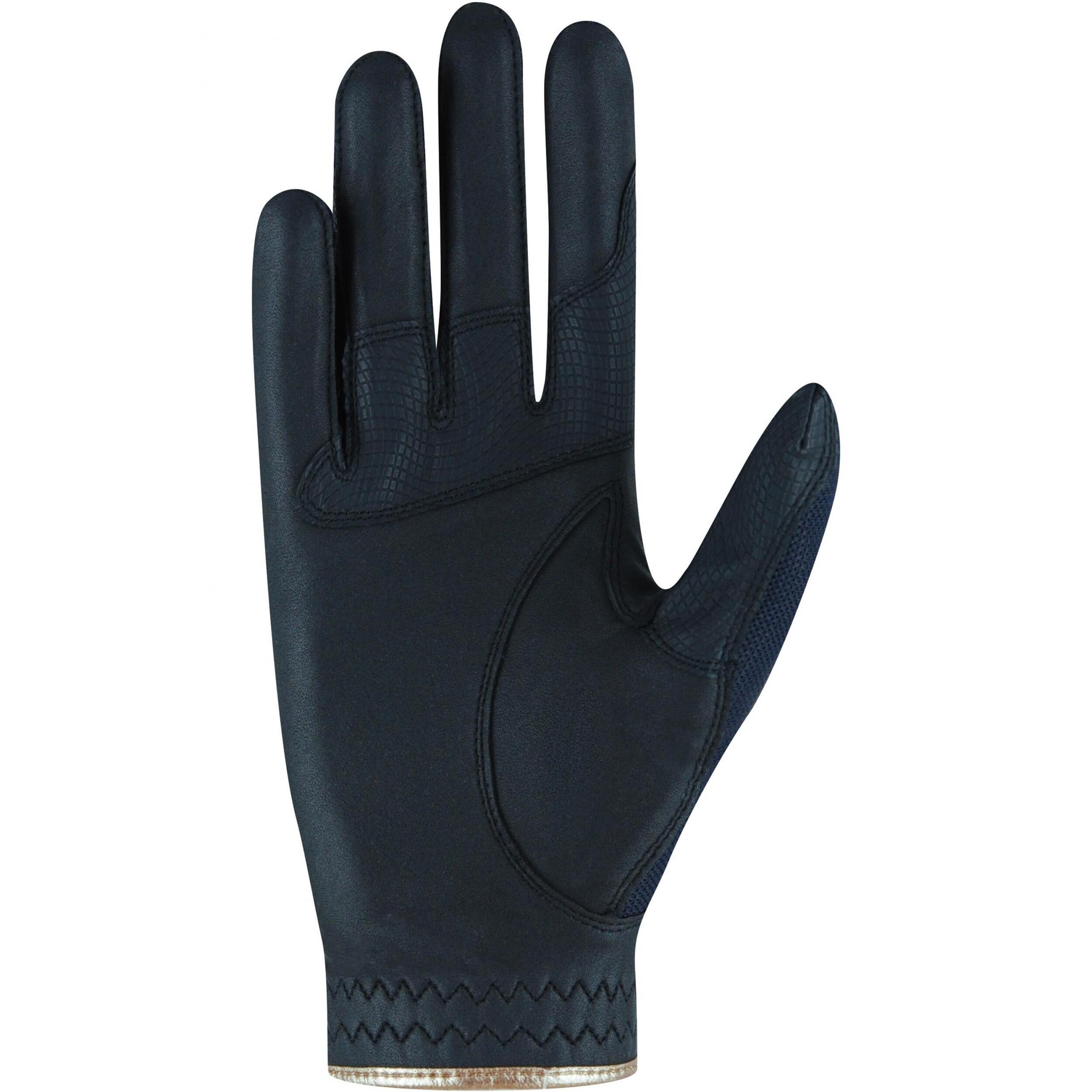 Reithandschuhe MADRID schwarz/gold 2/2
