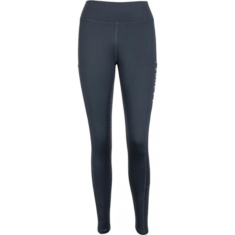 Winter Damen Reitleggings Silikon Vollbesatz EMILIA asphalt