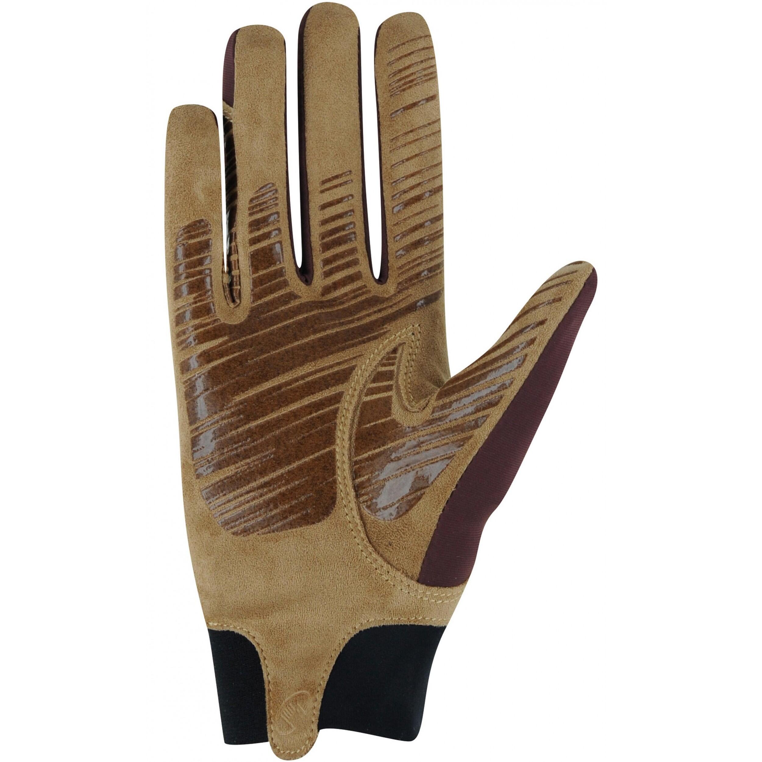 Reithandschuhe MANIVA mahogany 2/3