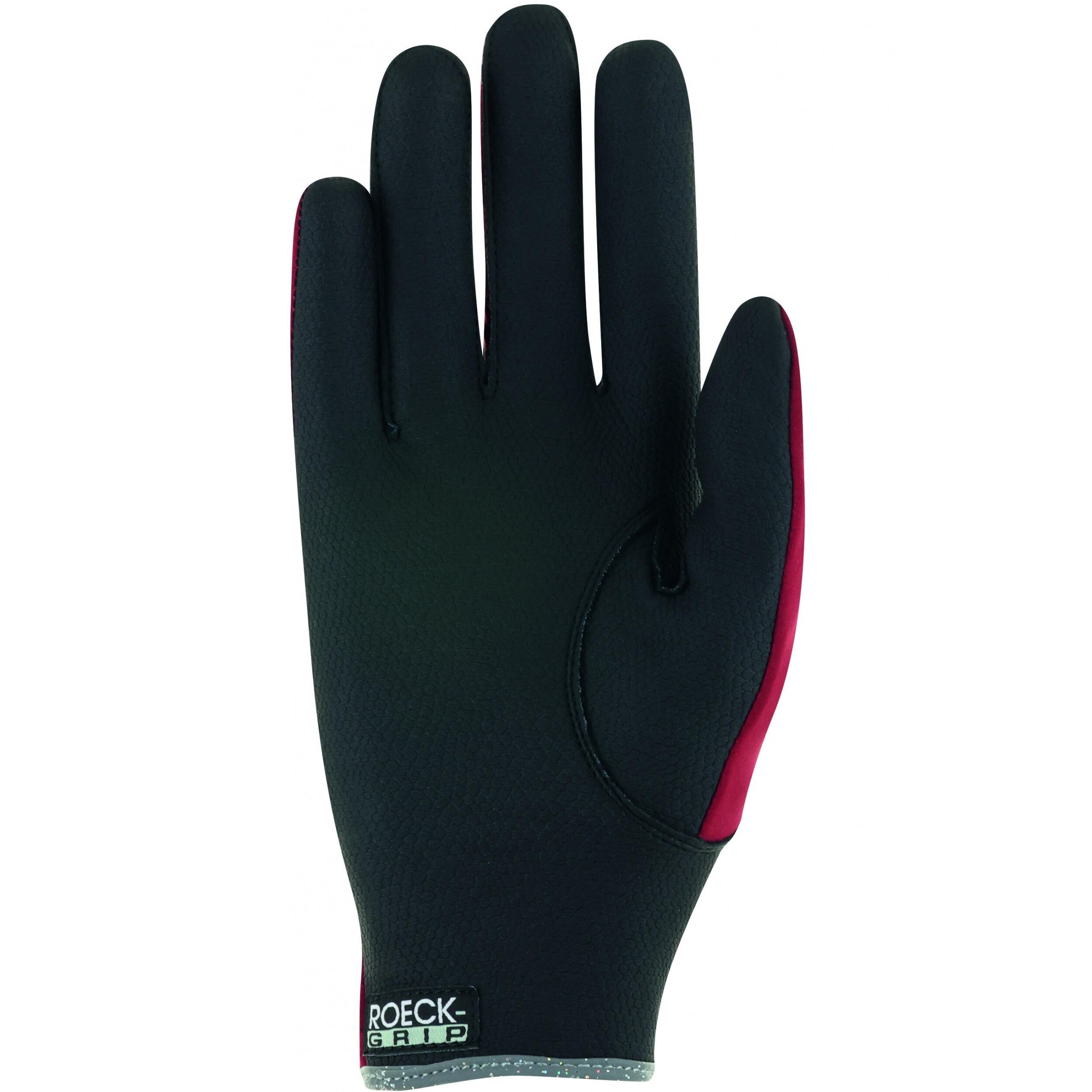 Winter Damen Reithandschuhe JULIA syrah 2/3