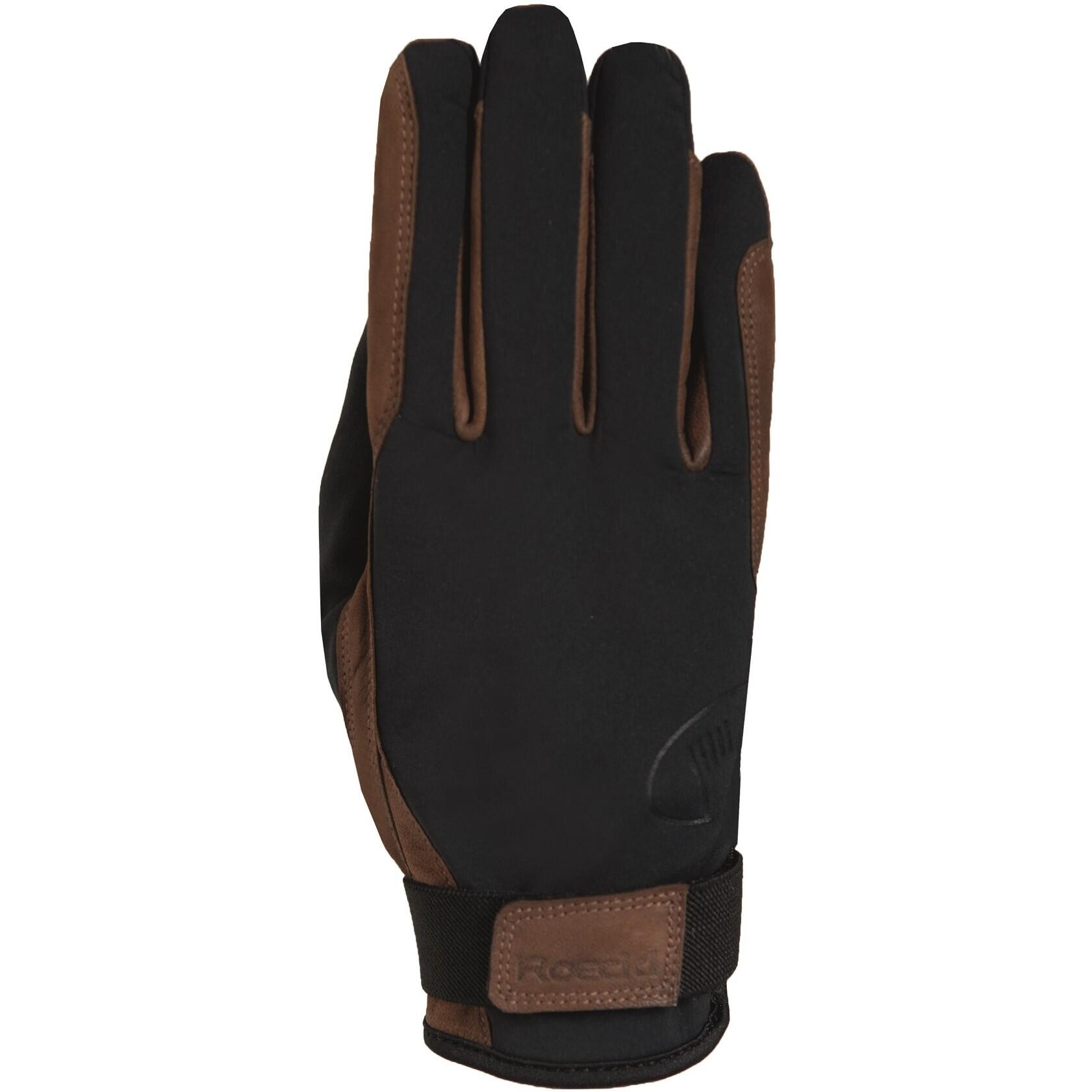 ROECKL Winter Fahrhandschuhe FERGUS schwarz/braun