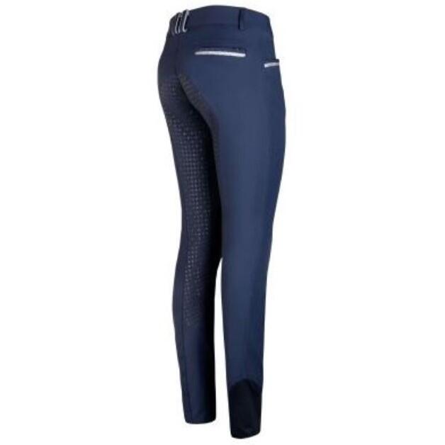 Damen Reithose Silikon Vollbesatz IRHEl Capone SFS navy