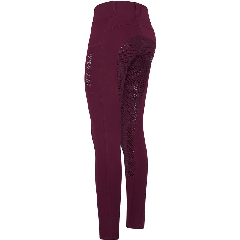 Damen Reitlegging Silikon Vollbesatz HVPLuci dark berry