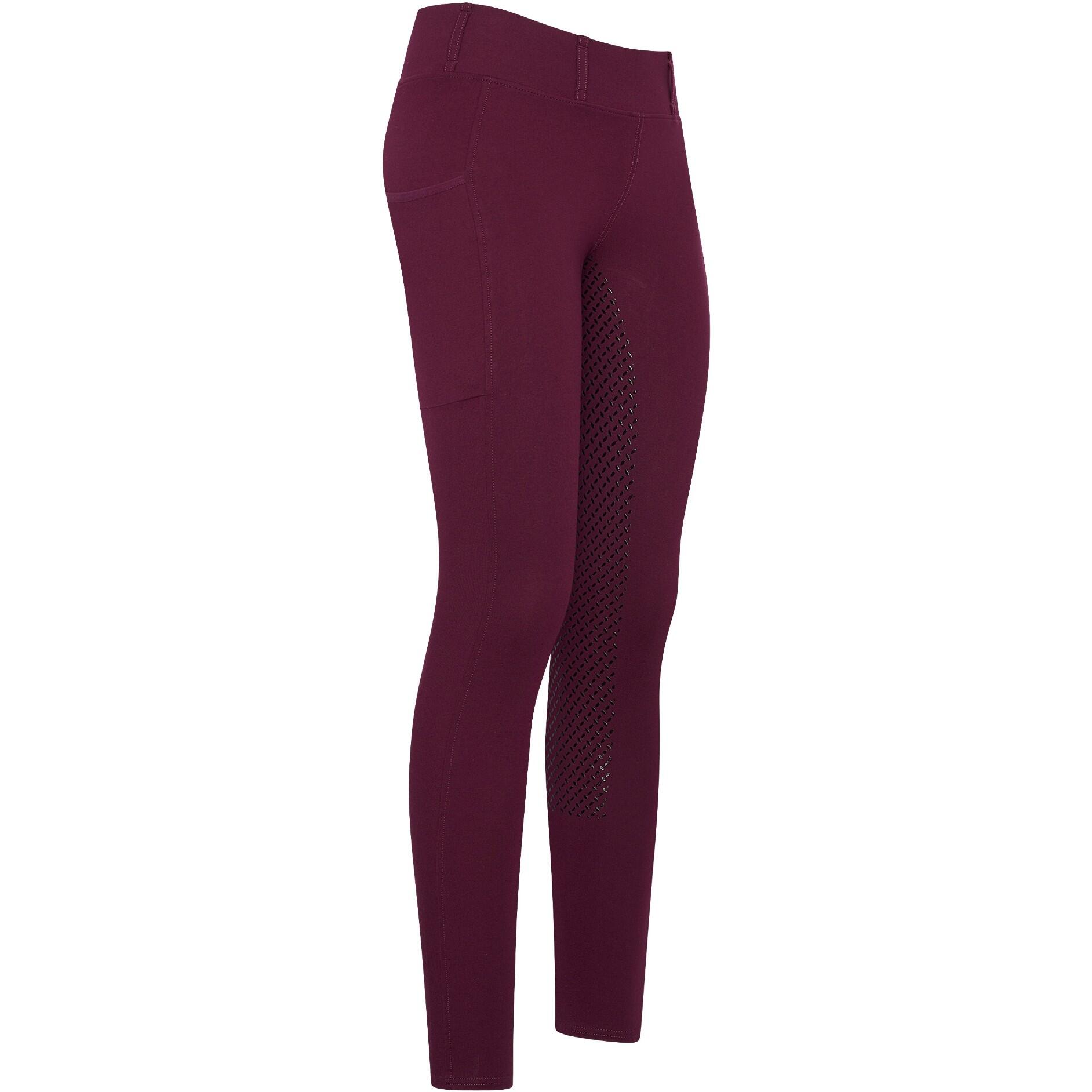 HV POLO Damen Reitlegging Silikon Vollbesatz HVPLuci dark berry