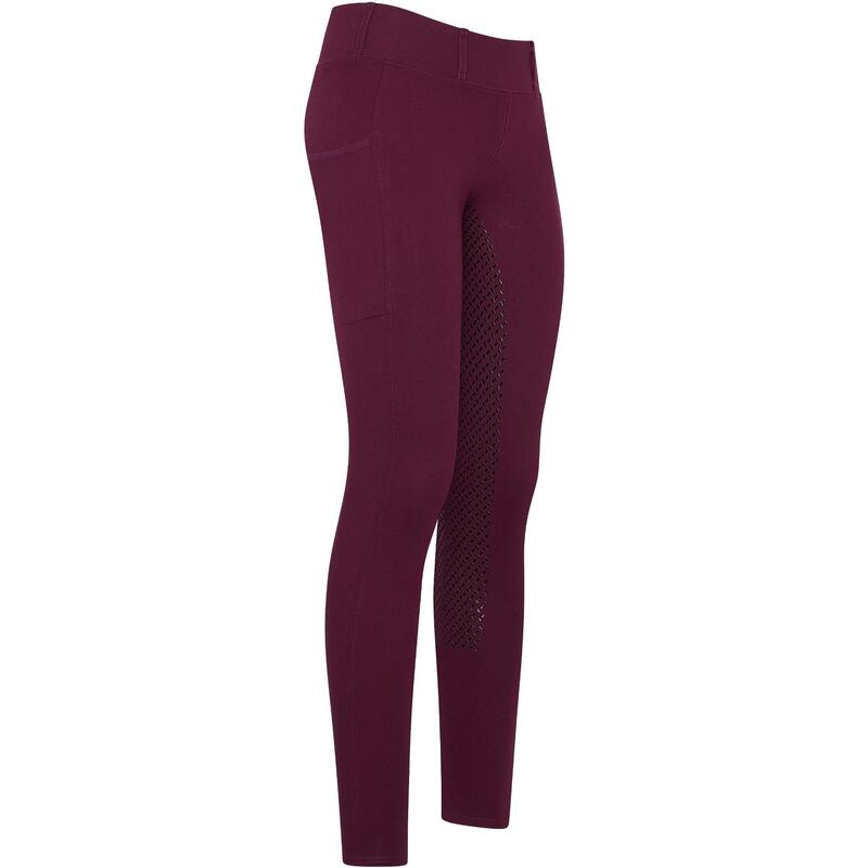 Damen Reitlegging Silikon Vollbesatz HVPLuci dark berry