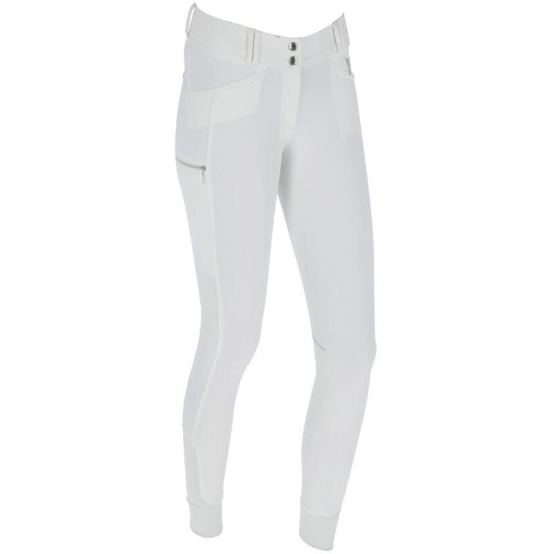 Damen Reithose Silikon Vollbesatz DETROIT 2020 white