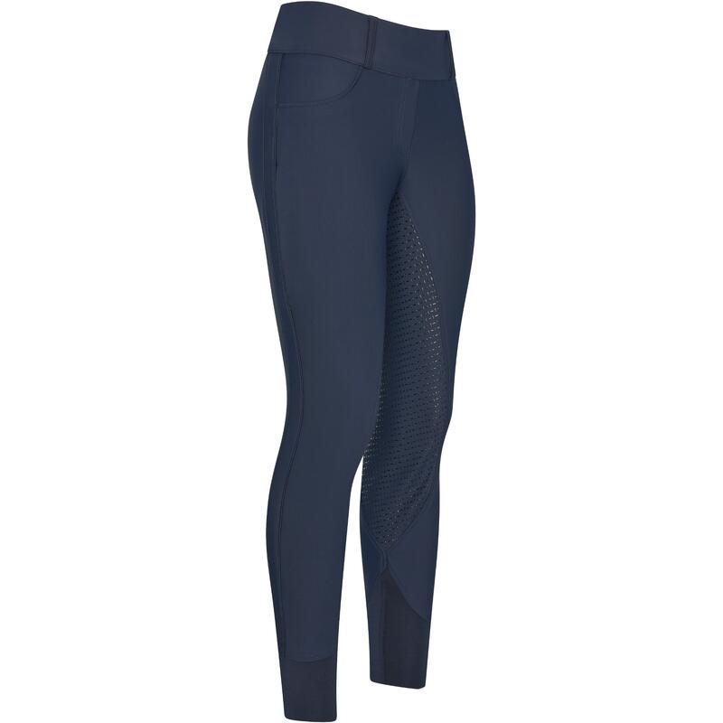 Damen Reitleggings Silikon Vollbesatz HVPIsabell navy