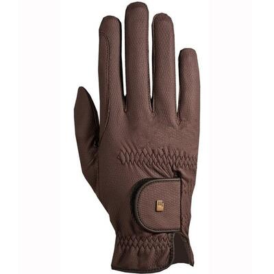Roeckl junior roeck grip – kinder ruiterhandschoenen winter bruin