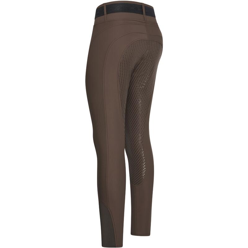 Damen Reitleggings Silikon Vollbesatz HVPClarissa mocca