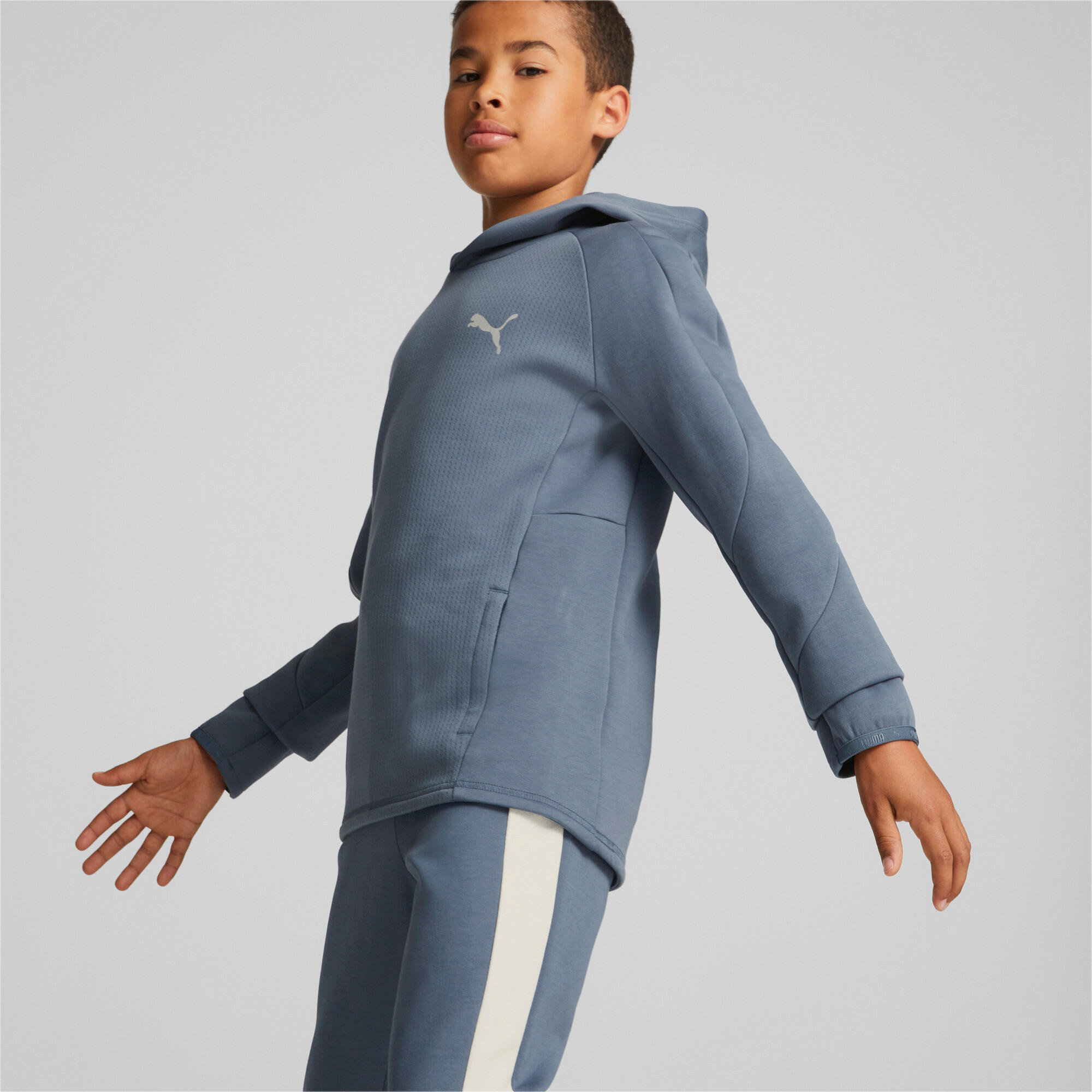 Sweatshirt à capuche enfant Puma Evostripe 1/6
