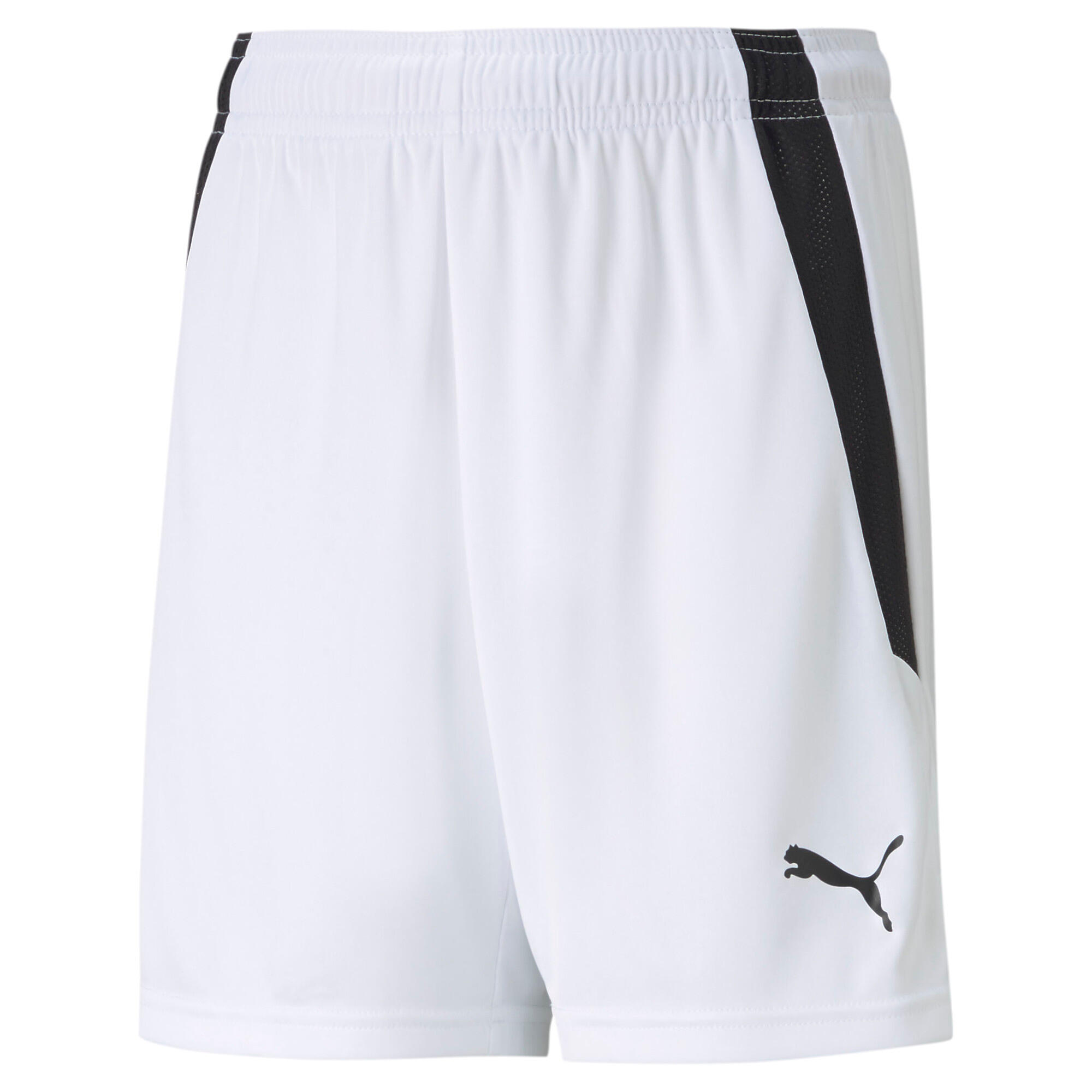 Puma - Short Enfant Puma Team Liga - Short - Blanc|noir - 10 À 12 Ans - Decathlon