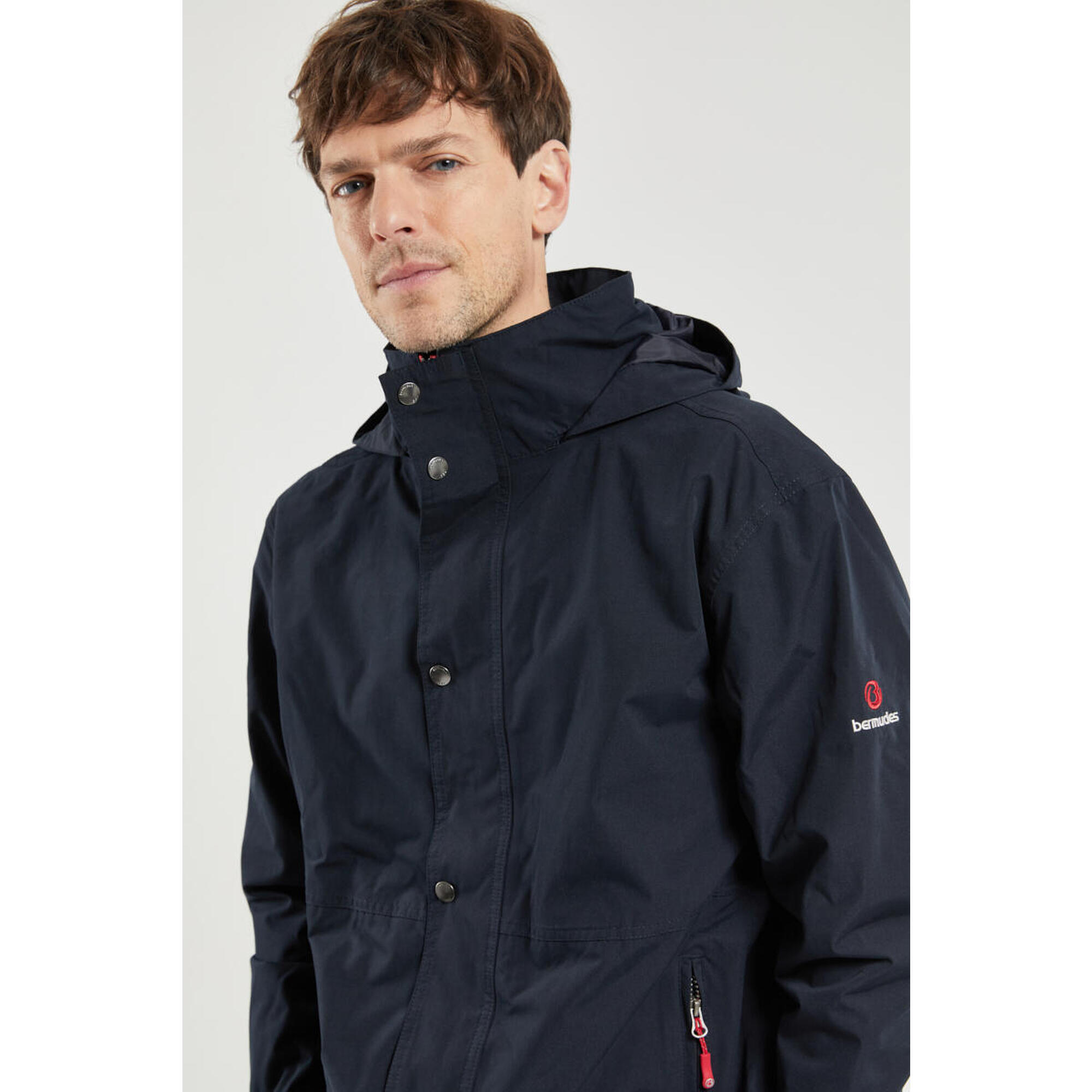 Parka imperméable à capuche HAMILTON Homme Bermudes