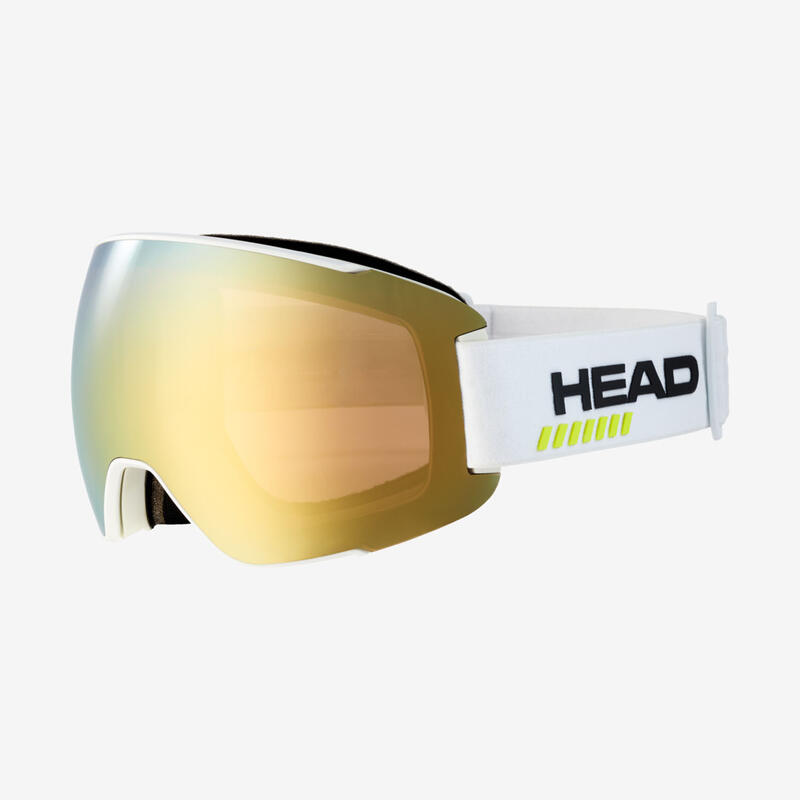 Masque De Ski / Snow Sentinel 5k + Spare Lens White / Gold Lens Homme