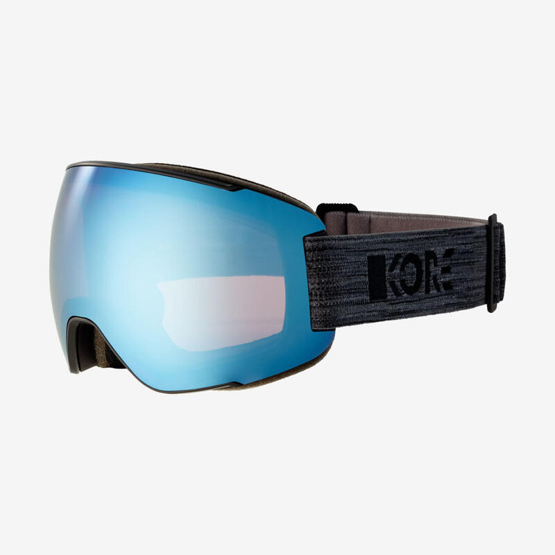 Masque De Ski / Snow Magnify 5k + Spare Lens Black / Blue Lens Homme