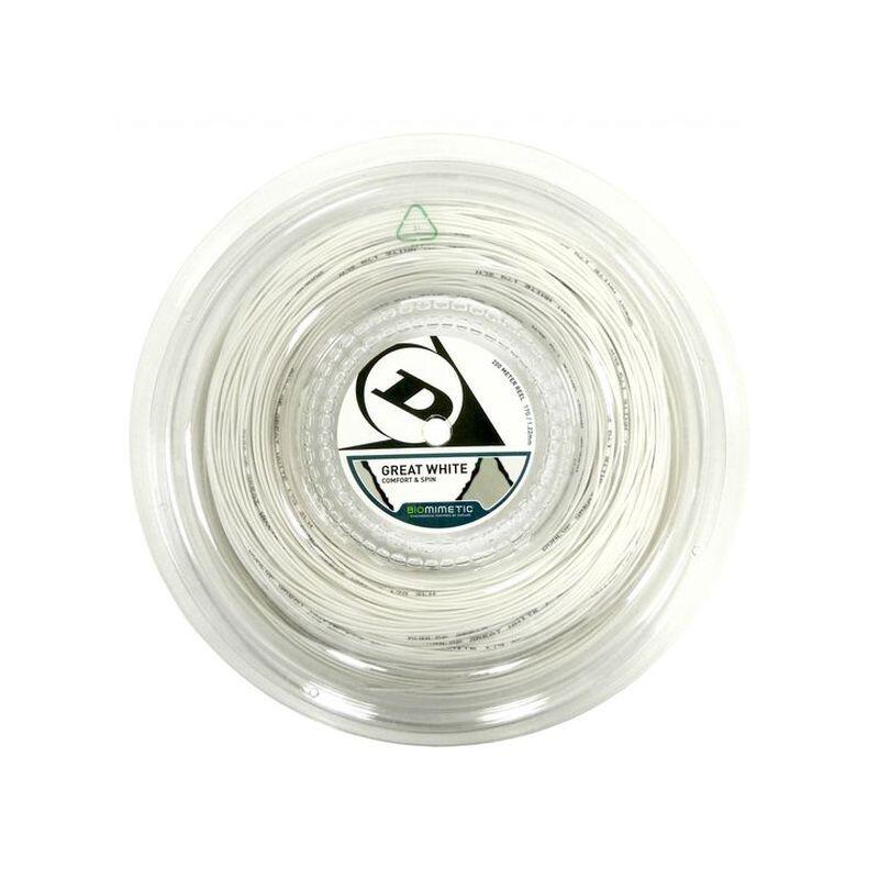 Naciąg do squasha Dunlop Great White 1,18mm 200m