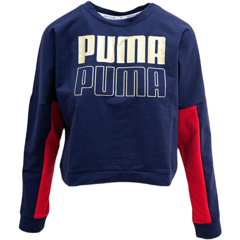 Sport felső Puma Modern Sport Crew Sweat, Kék, Nők