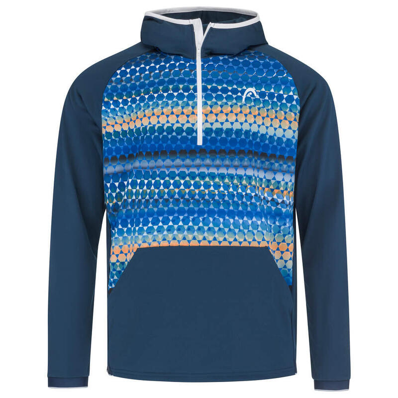 Bluza męska Head Topspin Hoodie dark blue print XL