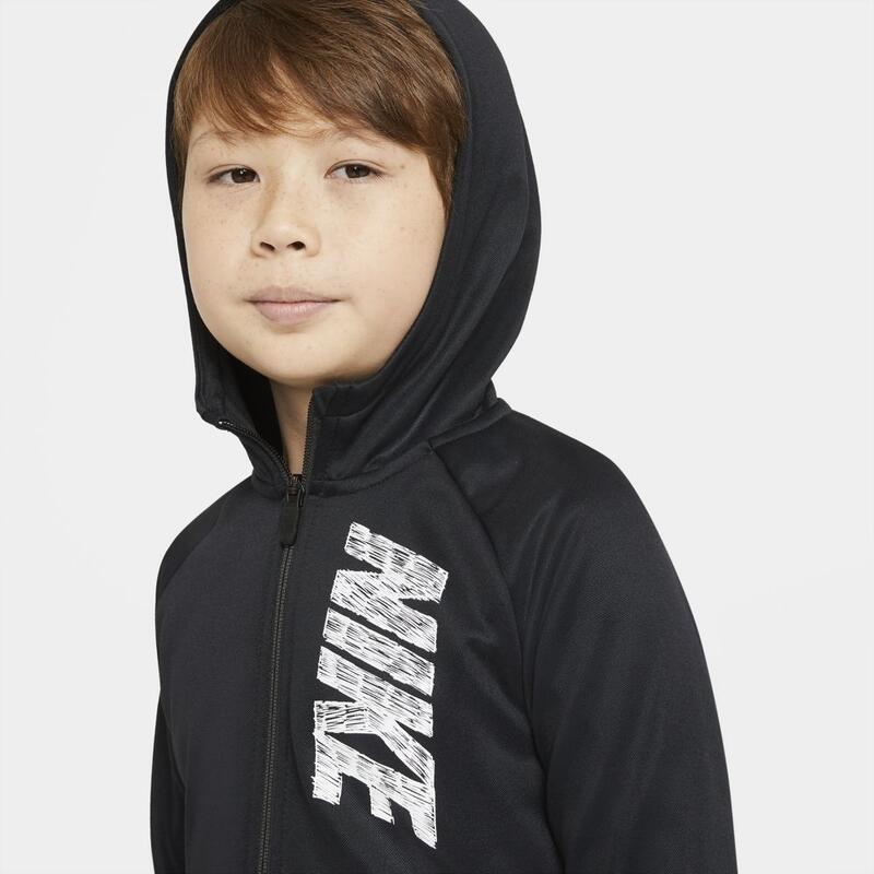 Hoodie Nike Therma Older Kids', Preto, Crianças