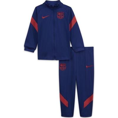 Trainingspak nike f.c. barcelona strike baby knit. blauw. kinderen
