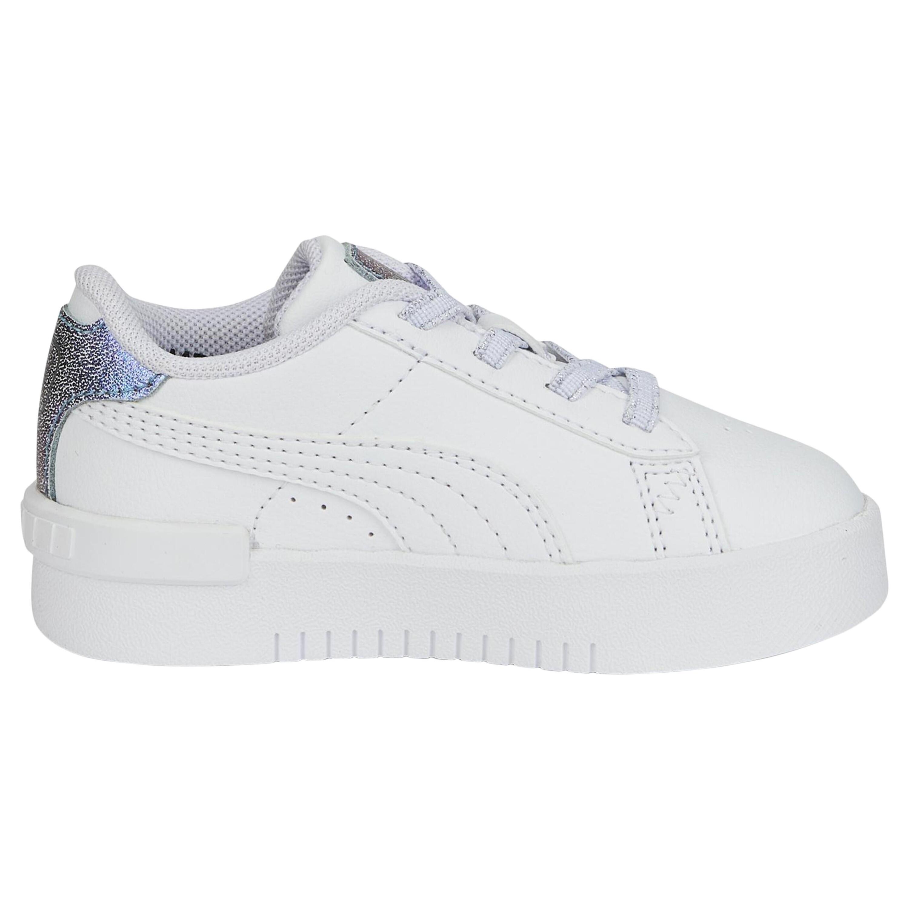 Zapatillas Deportivas de Cuero Jada Diseño Luminoso para Mujer Blanco 2/7