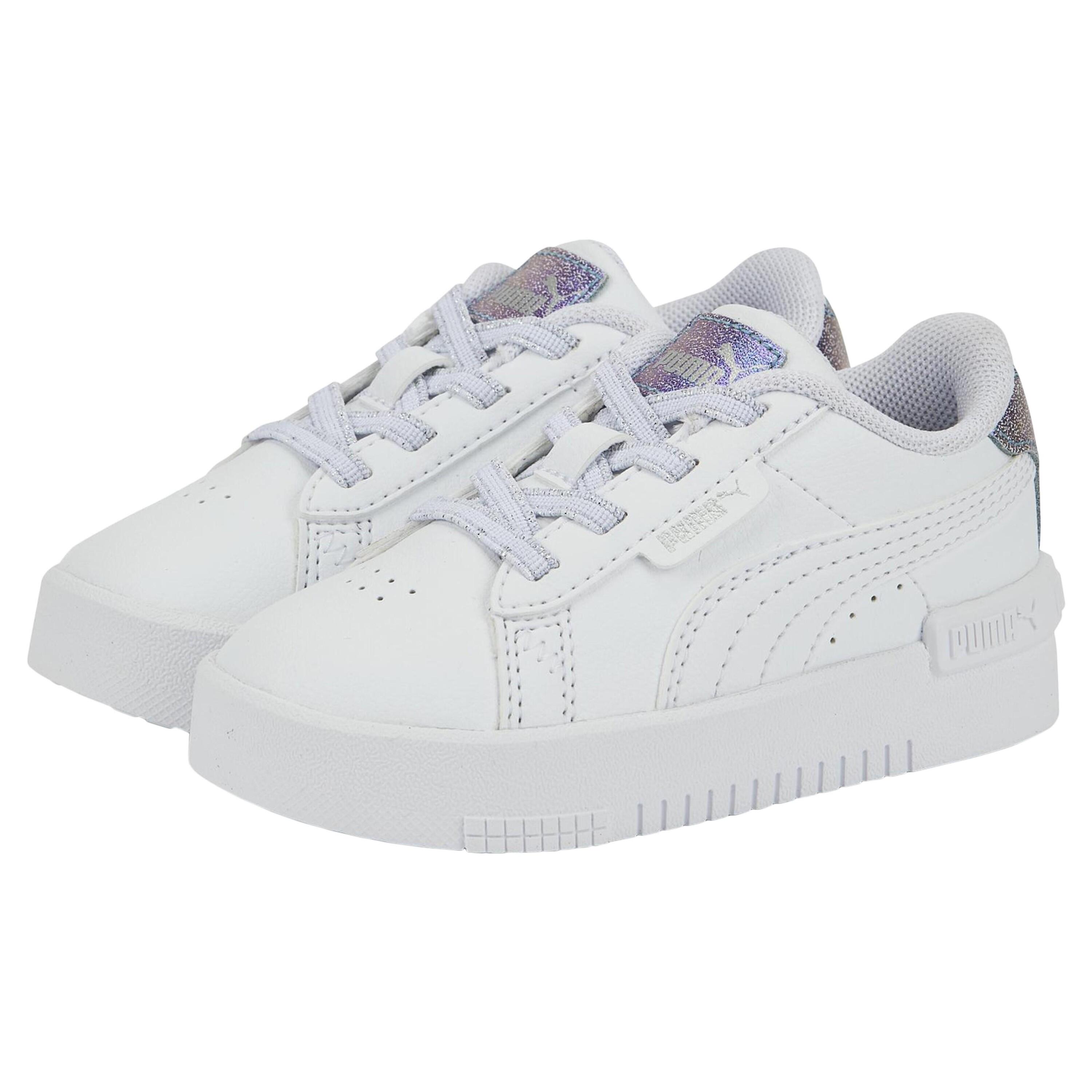 Zapatillas Deportivas de Cuero Jada Diseño Luminoso para Mujer Blanco 3/7