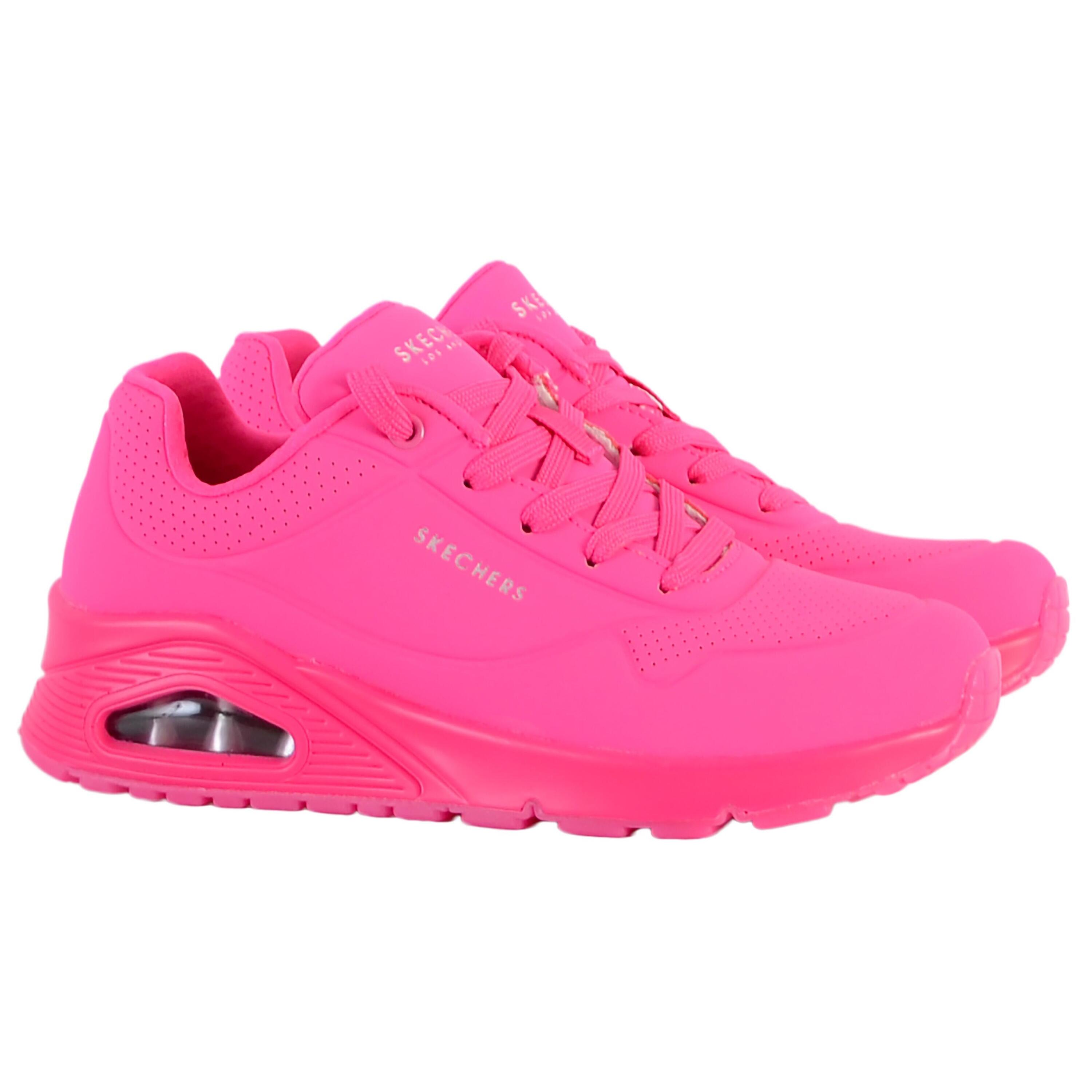 Zapatillas Deportivas Caminar Mujer Skechers 73667_HTPK Fucsia con