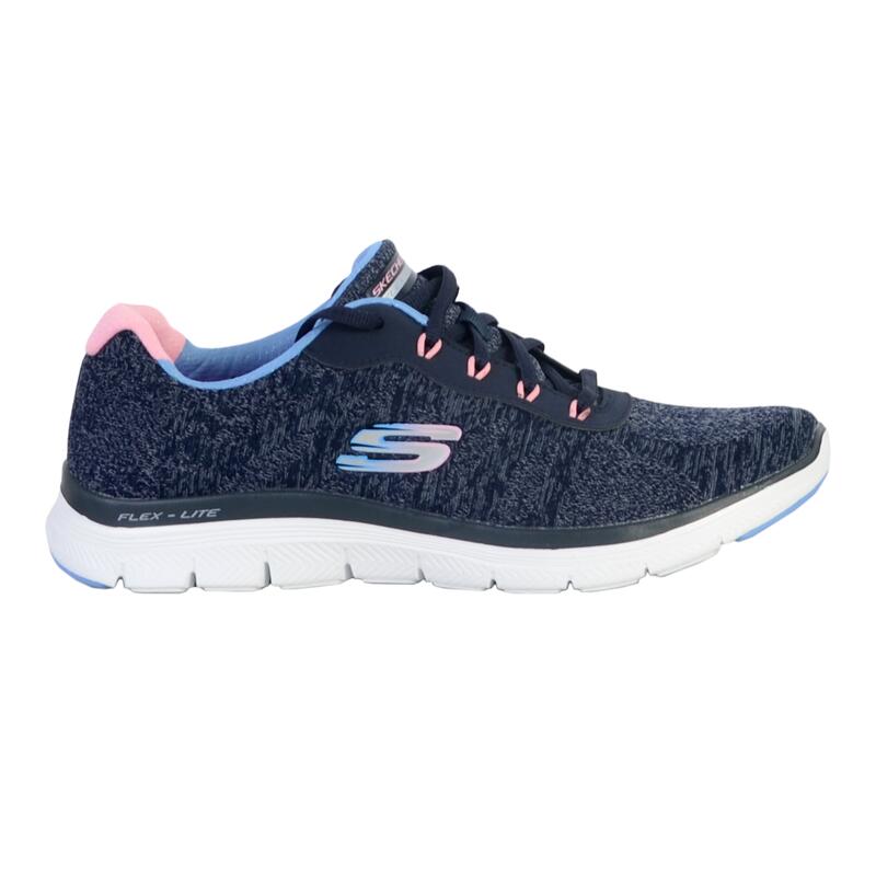 SKECHERS Women FLEX APPEAL 4.0 FRESH MOVE Sneakers Bleu marine / Multicolore