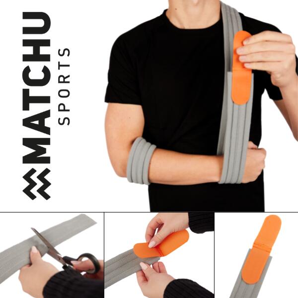 mitella schouder / arm sling  / schouderbrace - verstelbaar - zacht materiaal 4/5