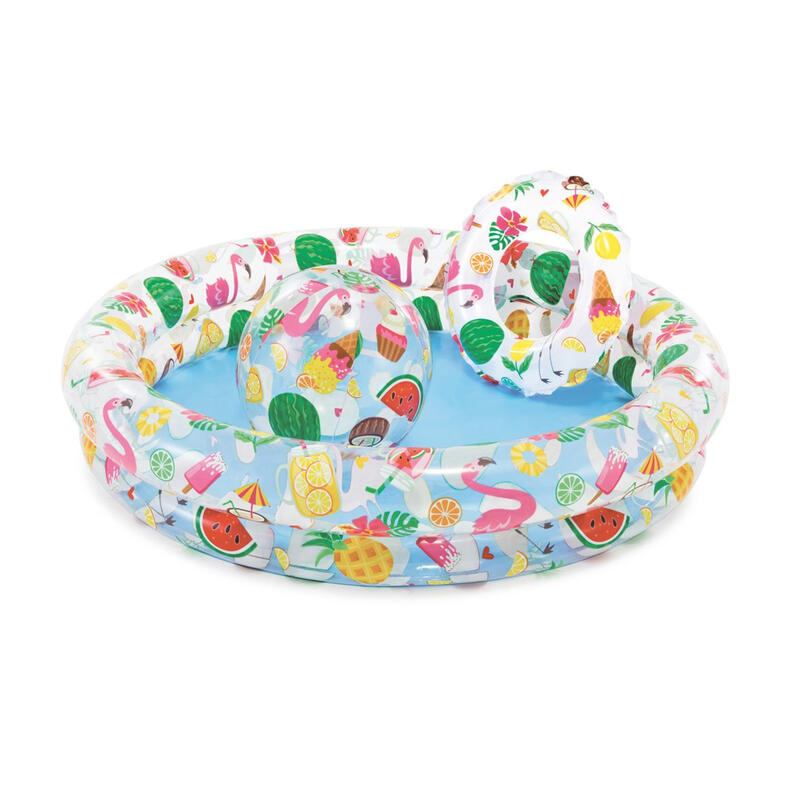 Intex Just So Fruity zwembadset rond 122 x 25 cm