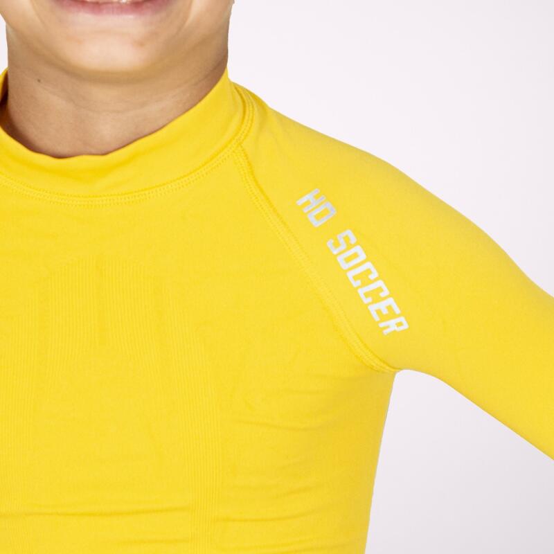T-shirt thermique à manches longues Yellow Kids Soccer