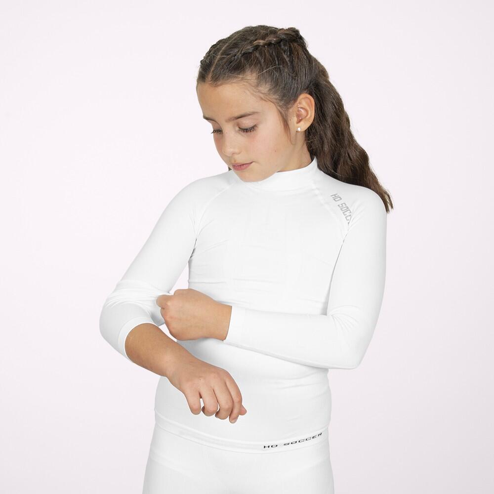 Camiseta termica de futbol amarilla de manga larga para ninos Decathlon