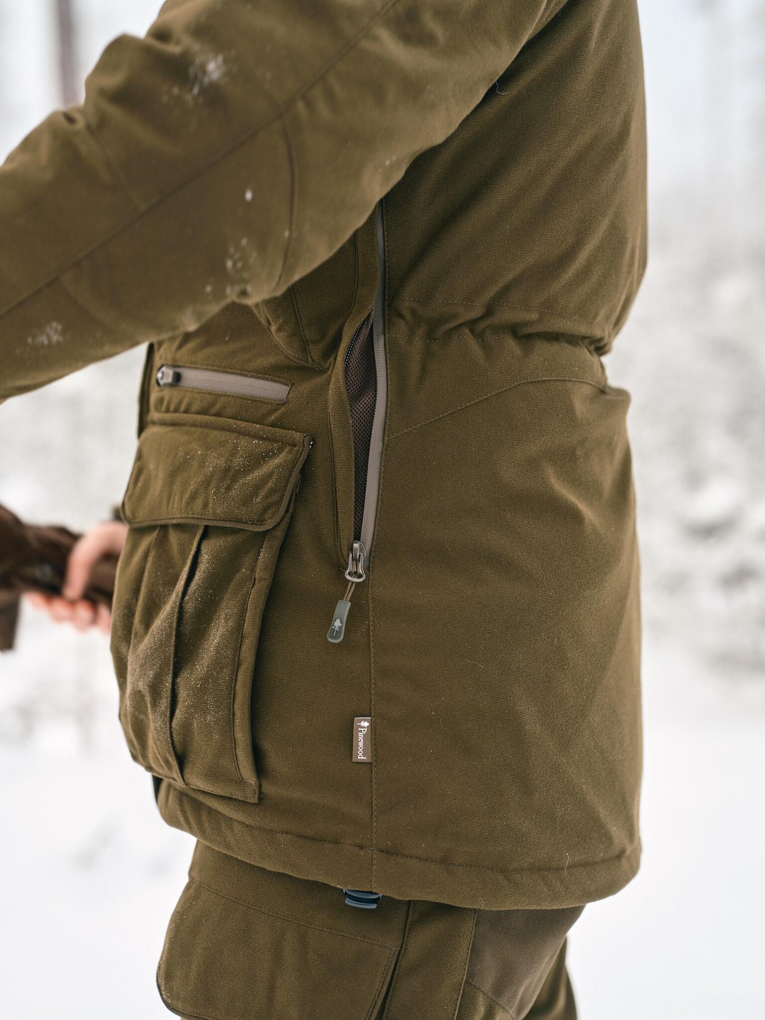 Pinewood Småland Forest Padded Women's Jacket - Vert de Chasse 3/7