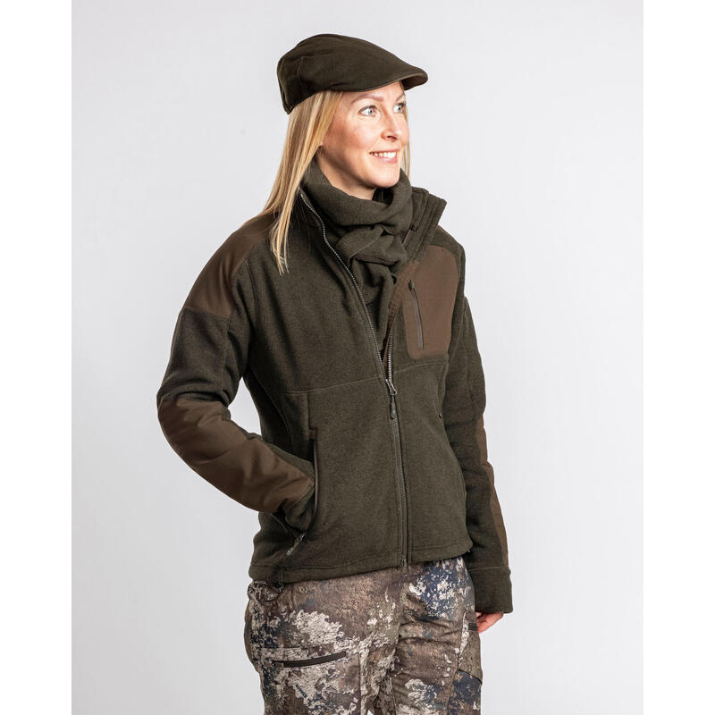 Pinewood Småland Forest Fleece Jacket Femmes - Vert Chasse