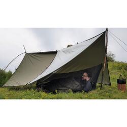HIKEMAN Cordes de tente avec poulie – Corde réfléchissante de 4 mm avec  ajusteur en aluminium pour camping, randonnée, auvent (noir)