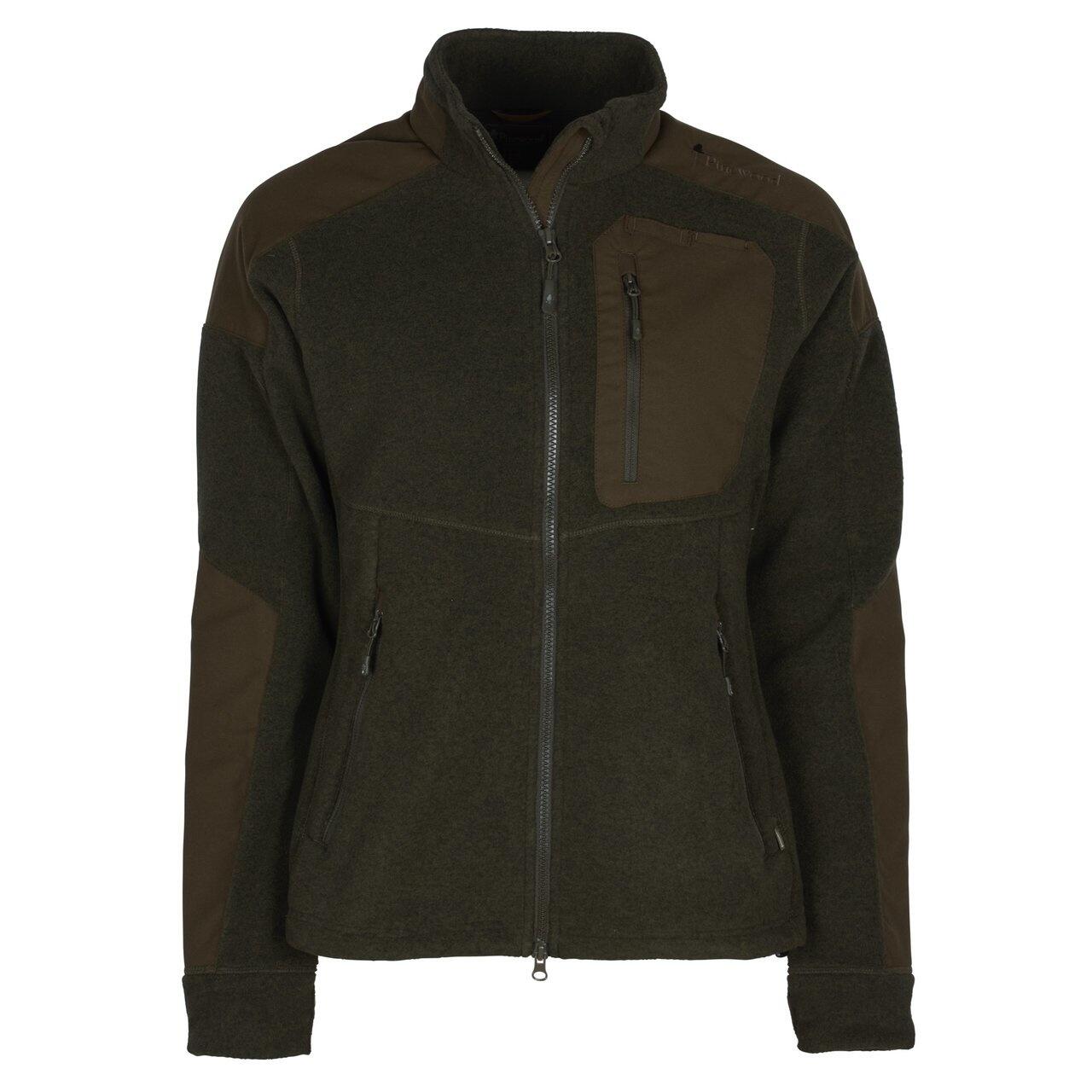 Pinewood Småland Forest Fleece Jacket Femmes - Vert Chasse 2/7