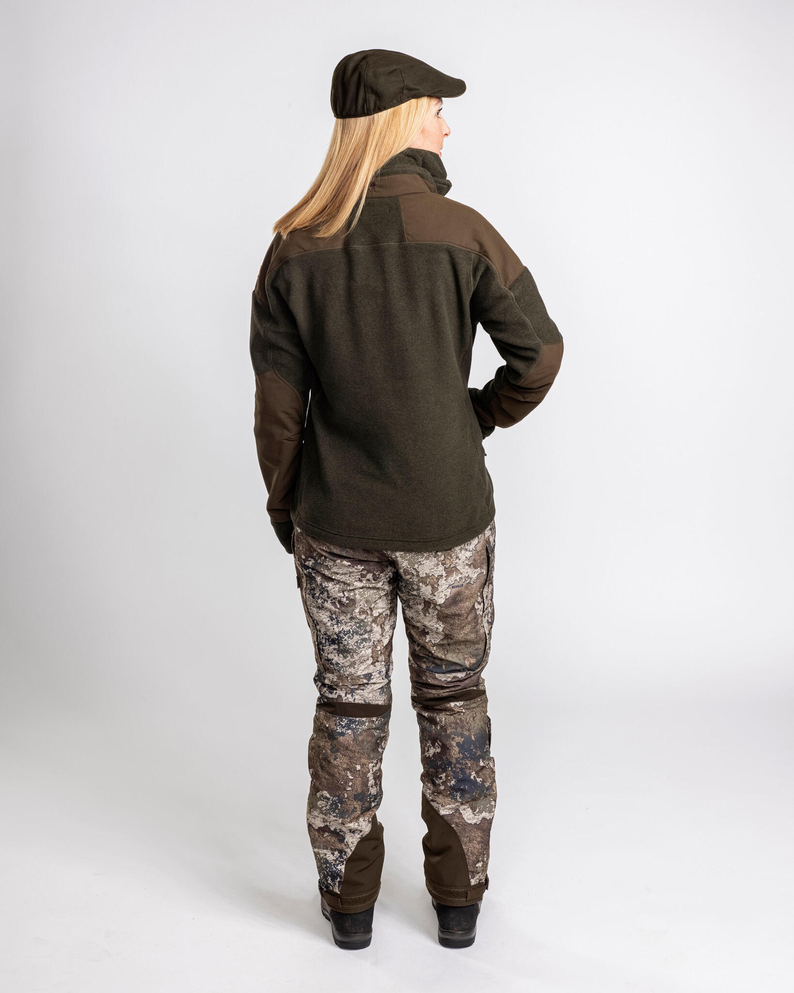 Pinewood Småland Forest Fleece Jacket Femmes - Vert Chasse 3/7