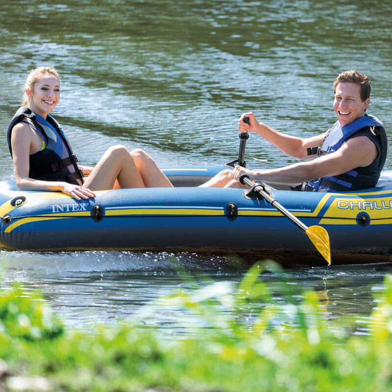 Rames canoë kayak - Aluminium Et PVC jaune adulte