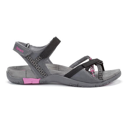 Platte Sandalen Dames Chiruca Valencia 03 Grijs