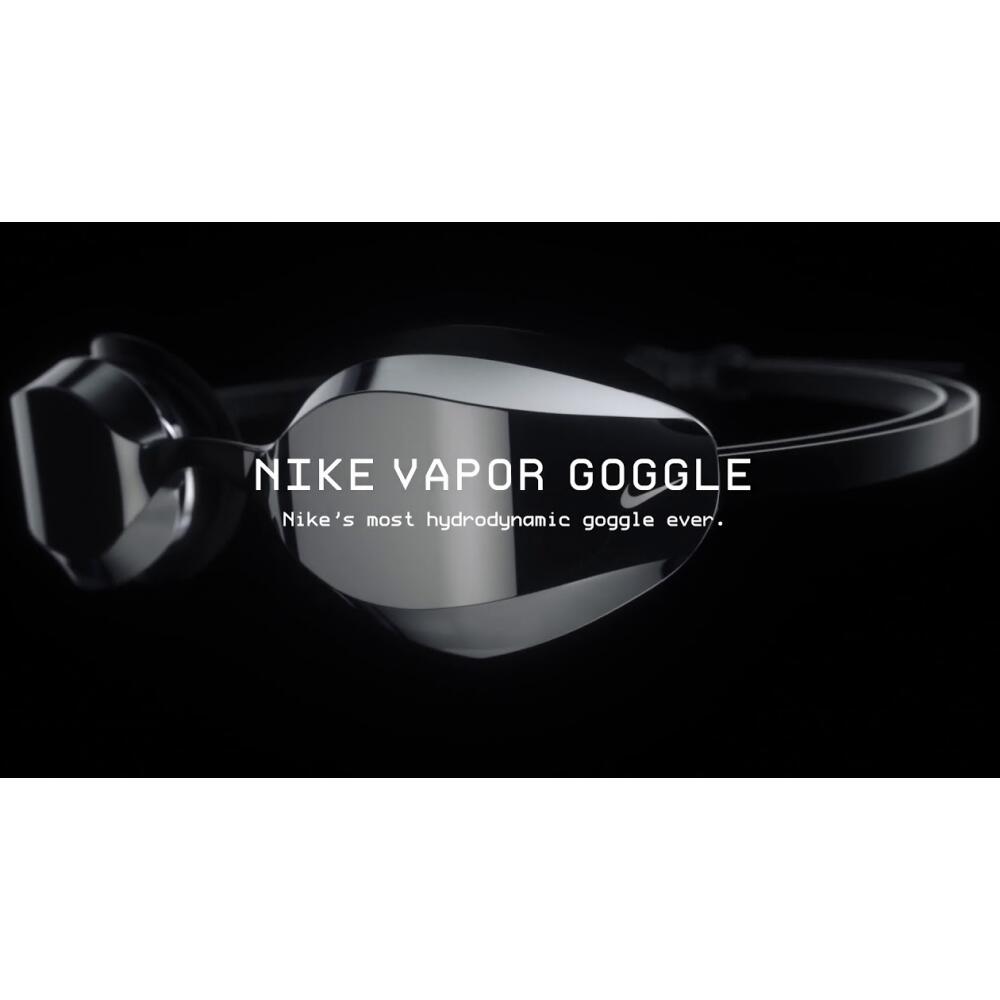 Óculos de proteção Nike Vapor Mirrored - Preto/Prateado 3/5