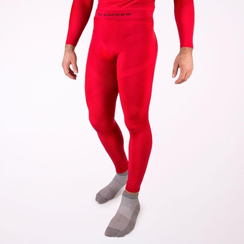 Pantalón de fútbol térmico rojo