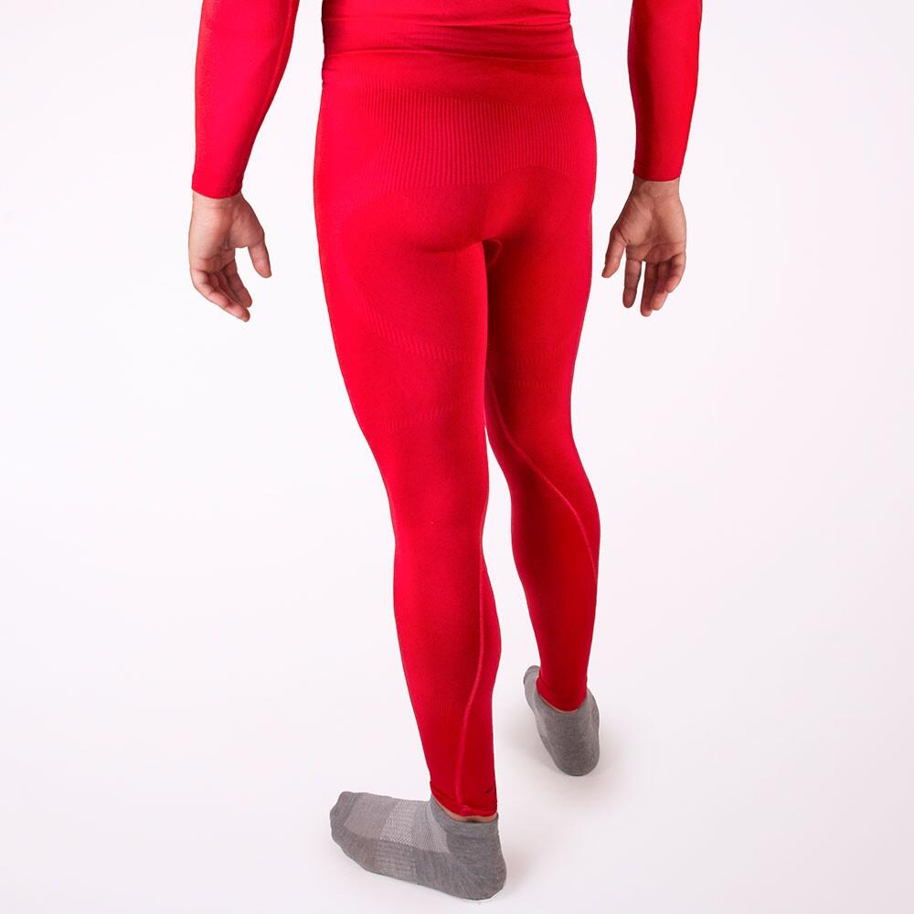 Pantaloni termici  adulti Ho Soccer rosso 2/2
