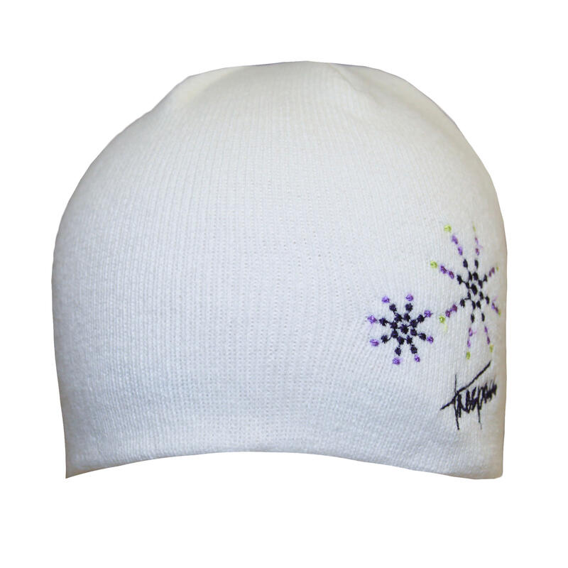 Sparkle Bonnet tricoté Fille (Blanc)