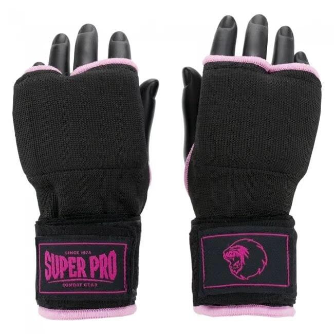 Super Pro Combat Gear Foam Binnenhandschoenen - Zwart/Roze - S