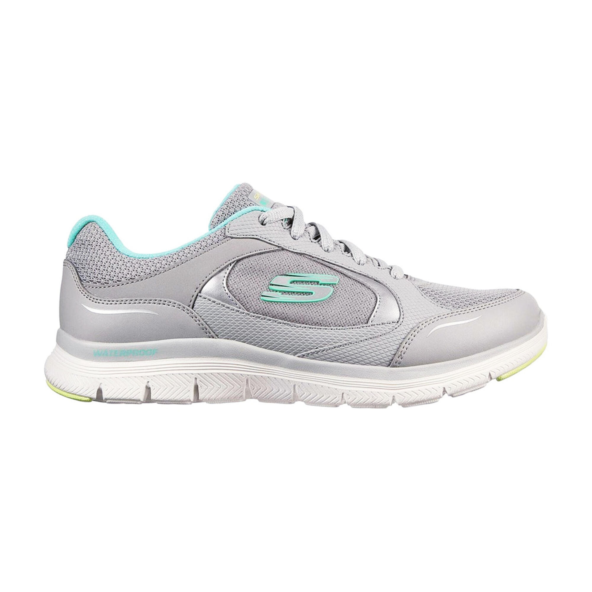 Womens/Ladies Flex Appeal 4.0 True Clarity Trainers (Grey/Turquoise) 3/5