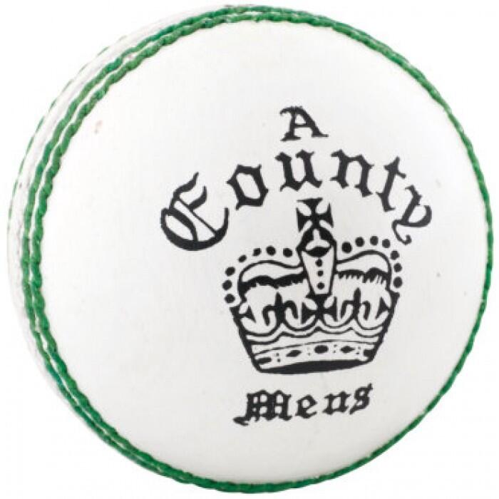 READERS Childrens/Kids County Crown Leather Cricket Ball (White)