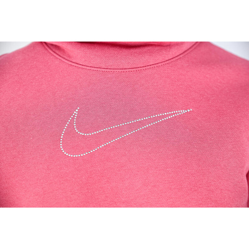 Hanorac femei Nike Fleece Graphic, Roz