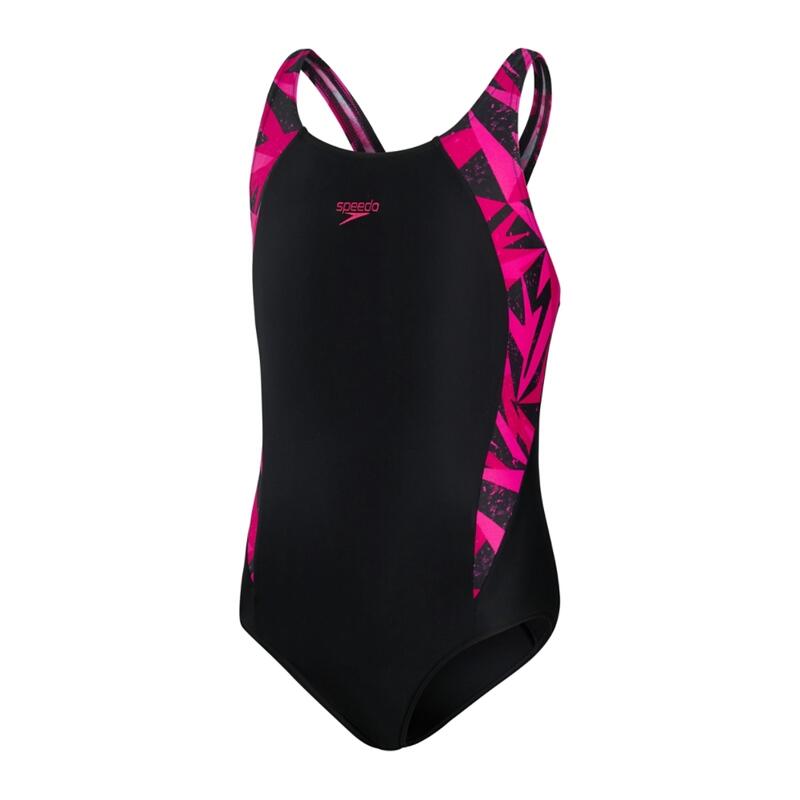 Costume da bagno 1 pezzo per bambina Speedo H-Boom Splice