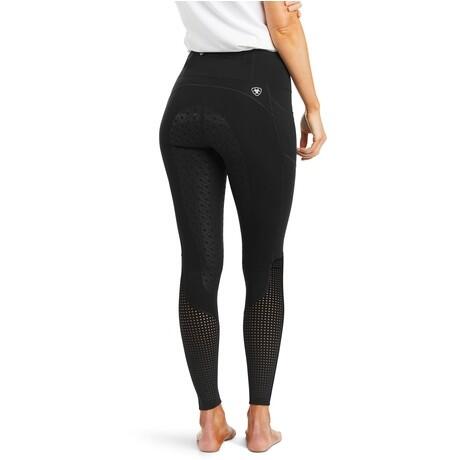 Damen Reitleggings Silikon Vollbesatz EOS schwarz