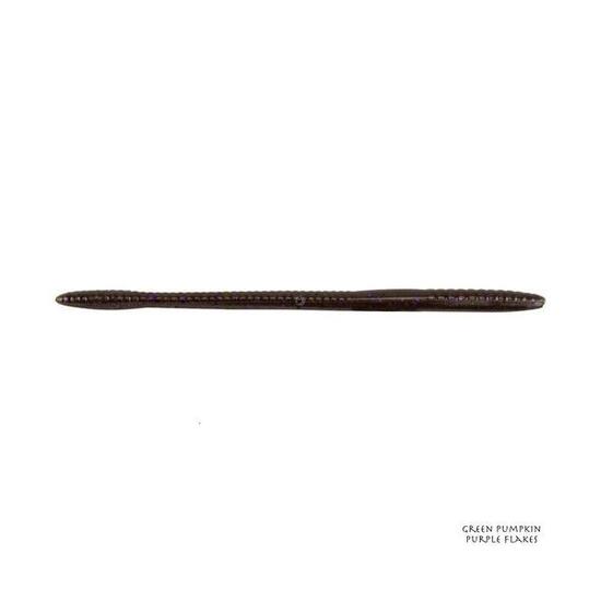 Leurre Berkley Powerbait Bottom Hopper Worm (12cm - Green Pumpkin Purple Flakes)